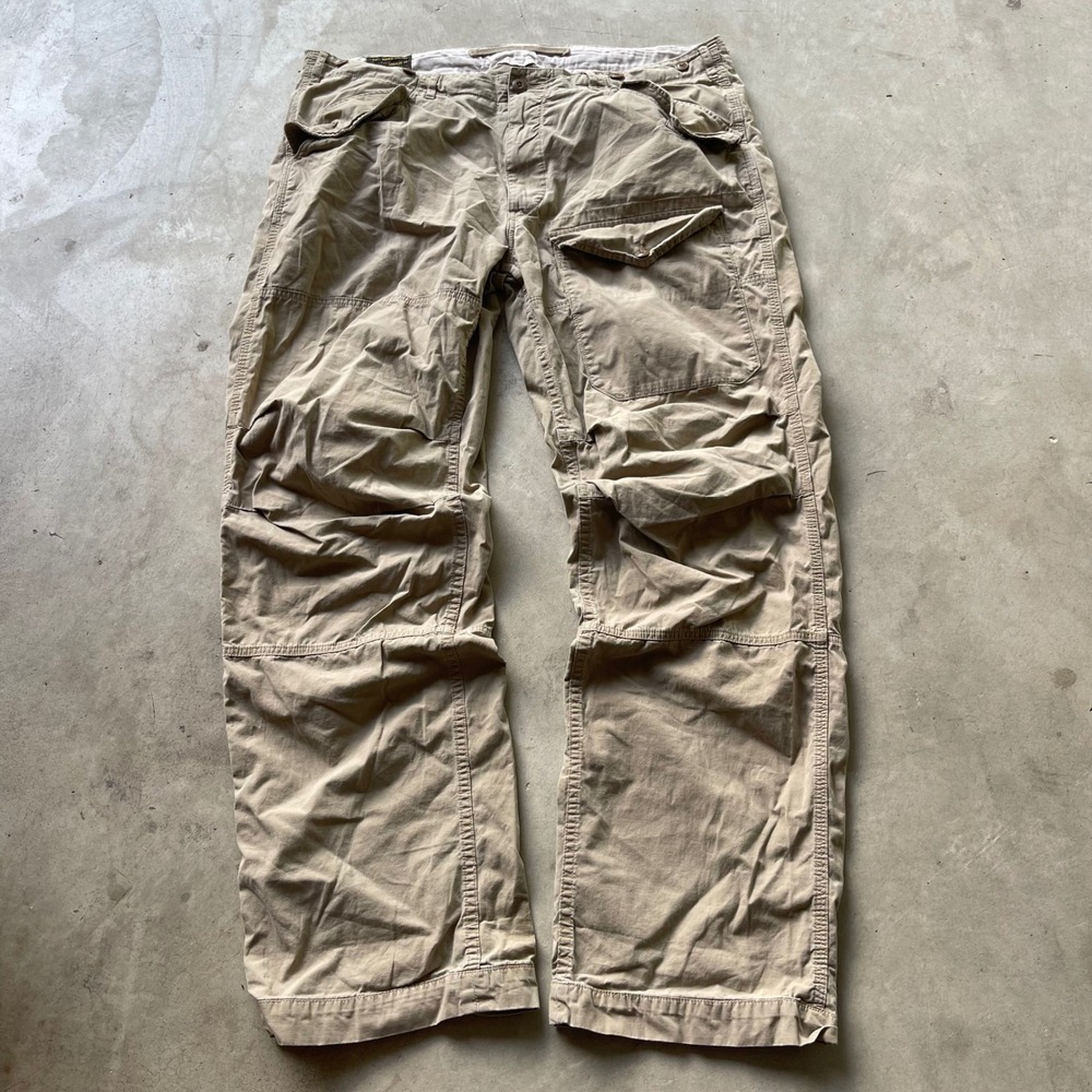Polo Ralph Lauren Surplus Fit Cargo Pants‎ Mens 40x31 Khaki Vintage Distressed
